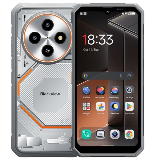 Luxtronics Blackview FORT 2 Rugged Phone (6GB+128GB, White) - 4G Smartphone